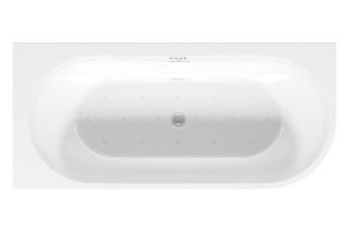 Акриловая ванна Riho Desire Corner Velvet Sparkle System LED B087004105 R 184x84см с аэромассажем и подсветкой белый матовый