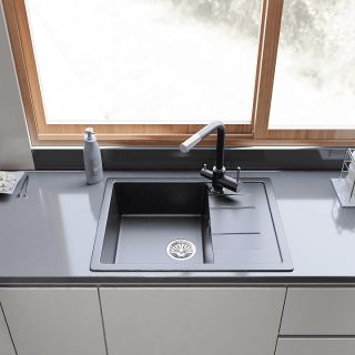 Мойка кухонная GranFest CLASSIC Q-650L черный