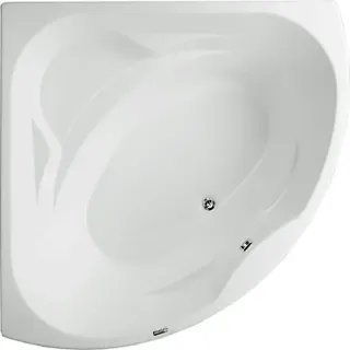 Акриловая ванна Aquanet Vitoria 310252 130 см с каркасом и фронтальной панелью, угловая