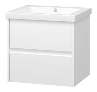 Подвесная тумба под раковину Misty Алиса 58см белый