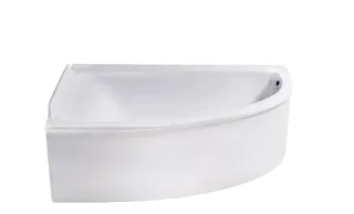 Ванна из искусственного камня Astra-Form Анастасия 01010025 левая 182x125 см белый глянец