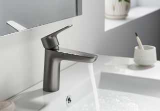 Смеситель для раковины Aquatek Бетта AQ1110BGM шлифованный чёрный хром