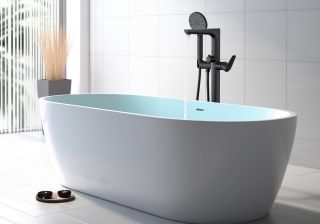 Смеситель для ванны Aquatek Бетта AQ1145MB черный