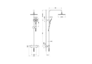 Душевая система Aquatek Европа AQ2343CR хром