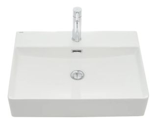 Раковина AQUAme AQM5004 59см белый глянцевый