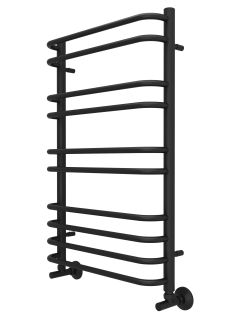 Водяной полотенцесушитель Aquatek Пандора AQ RRС1080BL П10 50x80см чёрный муар