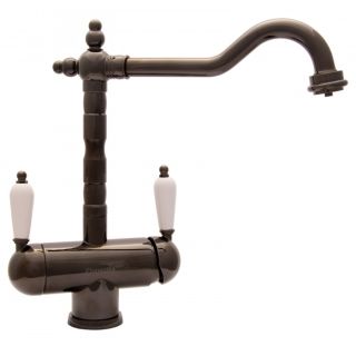 Смеситель для кухни Florentina Ария с подключением под фильтр графит