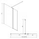 Душевая перегородка Azario CHICAGO AZ-NAR6321 1200