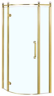 Душевое ограждение Azario ONTARIO AZ-NBB2231-L 900 GOLD