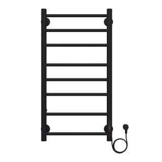 Полотенцесушитель электрический AZARIO PARMA AZ10848B 400/800 8 секций, диммер справа, черный