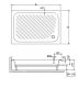 Поддон для душа RGW B/CL-S 800x1000x270