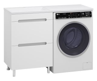 Напольная тумба под раковину Misty Байкал 55см белый