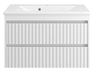 Подвесная тумба под раковину Brevita Balaton BAL-06090-01-01П2Я 90см белый