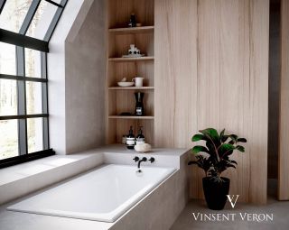 Ванна чугунная Vinsent Veron Kingston VKN1808050H 180x80см с отверстиями для ручек