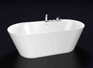 Акриловая ванна BelBagno отдельностоящая, белая 178x84 BB14