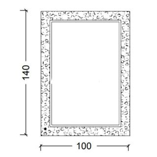Зеркало Boheme Rose золото 539