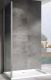 Душевая стенка ABBER Schwarzer Diamant 100см хром S100