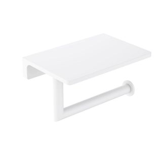 Бумагодержатель Timo Saona 13043/16 с полкой для телефона белый матовый