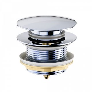 Донный клапан для ванны Wonzon & Woghand WW-SS105-CR хром