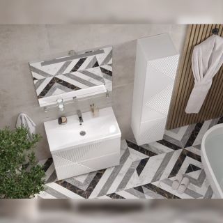 Пенал (35см) Velvex Edge pp.EDG.35, белый