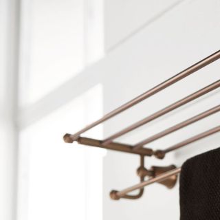 Полотенцедержатель с полкой Swedbe Terracotta Art 2536 65см терракота