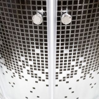 Душевая кабина Deto L 810 N с гидромассажем BLACK  100х100х200 см