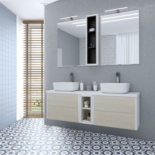 Тумба под раковину Акватон Брук 80см дуб латте 1A202001BCDL0