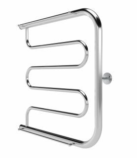 Полотенцесушитель водяной Indigo Фокстрот Standart FSW50-40P с полкой 50x40 см хром