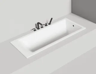 Ванна из искусственного камня Salini Cascata S-Stone 104123M 170x75см белый матовый