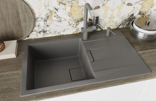 Кухонная мойка Florentina Ривьера 860 бежевый