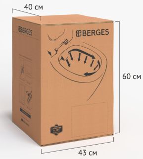 Подвесной унитаз Berges Tornas Rimless 082137 сиденье Tornas Slim SO микролифт быстросъёмное