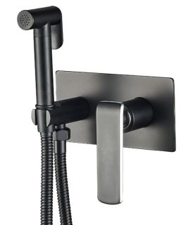 Гигиенический душ со смесителем Haiba HB55548-7 чёрный