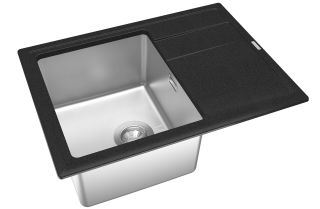 Кухонная мойка Florentina Комби 650 грей