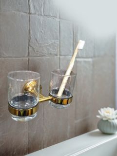 Стакан двойной подвесной AltroBagno Corposo 081702 Or