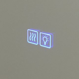 Зеркало Cezares  с подсветкой сенсорным выключателем и подогревом CZR-SPC-INT-1000-900-LED-TCH-WARM-TIT