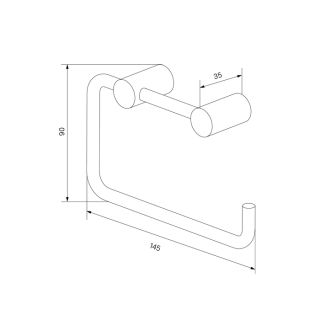 Держатель для туалетной бумаги IDDIS Petite белый матовый PETWT00i43