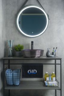 Раковина Gid D1315h107 53332 накладная цветная 41.5x41.5x13.5