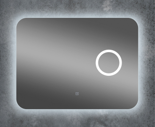 Зеркало с подсветкой Continent Elegant ЗЛП1041 с увеличительной линзой 120см