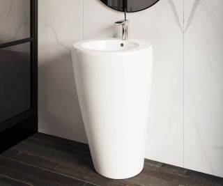 Напольная раковина Ceramica Nova Element CN1807 55см белый