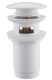Донный клапан для раковины ABBER AF0009W с переливом белый