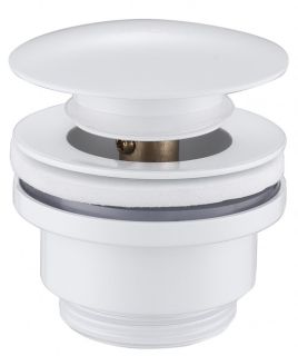 Донный клапан для раковины ABBER AF0011W без перелива белый