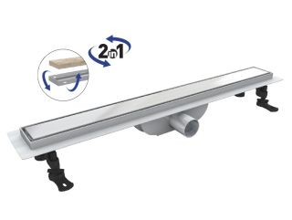 Душевой лоток RGW Drain Leo-41 60214160-01 60см под плитку хром