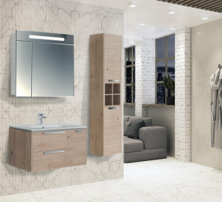 Тумба под раковину Roca Lago 7857295444 60 см дуб светлый