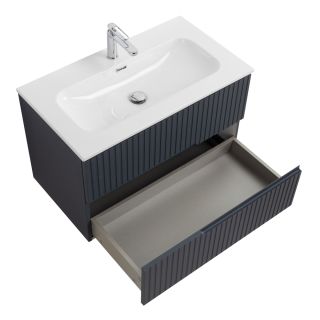 База под раковину Cezares подвесная с двумя выкатными ящиками, Sapfiro, 1000x457x500, DUET-N-1000-2C-SO-SPF-P