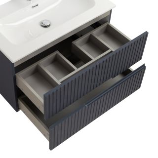 База под раковину Cezares подвесная с двумя выкатными ящиками, Sapfiro, 1000x457x500, DUET-N-1000-2C-SO-SPF-P