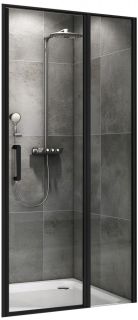 Душевая дверь ABBER Sonnenstrand 110см чёрный AG04110BS