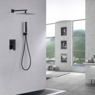 Душевая система ABBER Daheim чёрный матовый AF8219B