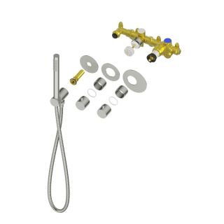 Душевой комплект Timo Saona SX-2359/18SM с термостатом чёрное золото