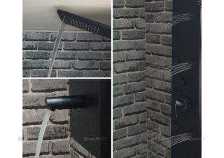 Душевая панель Aquanet Galaxy Black AP40-05