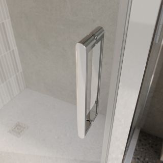 Душевой уголок BelBagno LUCE-AH-1-130/100-C-Cr хром